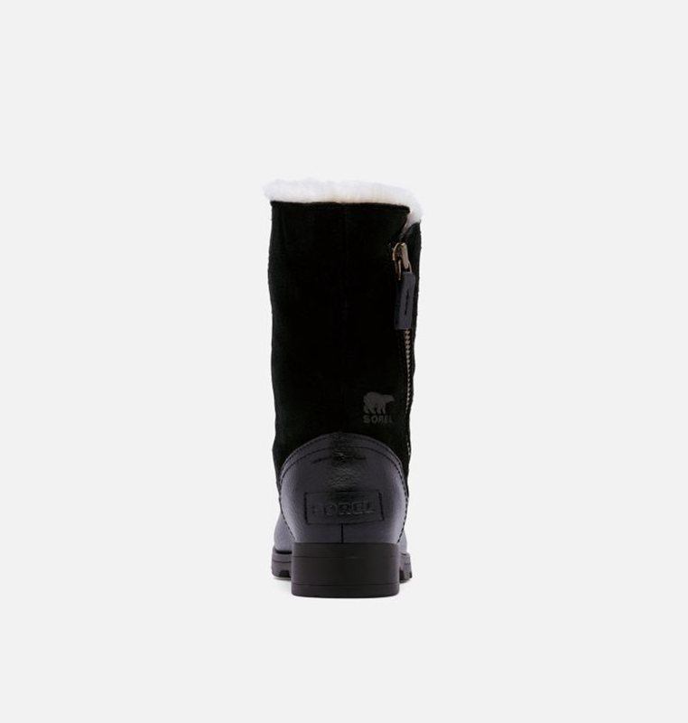 Kids Snow Boots Black - Sorel Big Emelie™ Fold-Over - 251-GSJABW